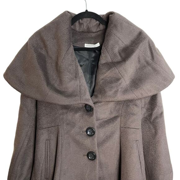 Heike Jarick Brown Wool Trench Coat - Picture 4 of 8